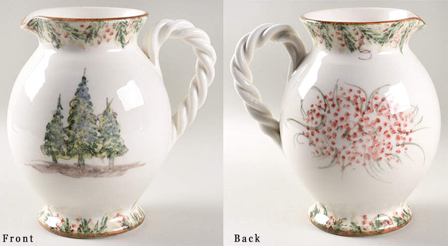 Natale Small Pitcher by Arte Italica-1