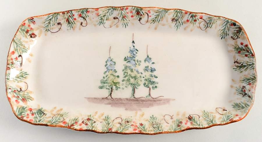 Natale 13" Rectangular Tray by Arte Italica-1
