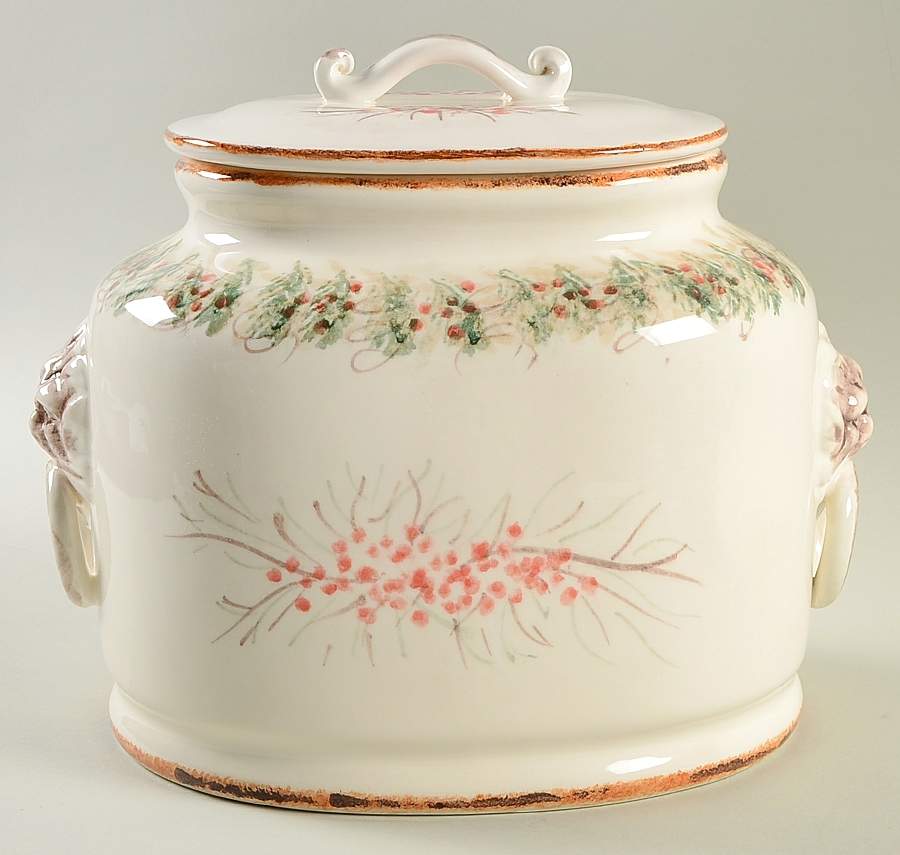 Natale Extra Large Canister & Lid by Arte Italica-1