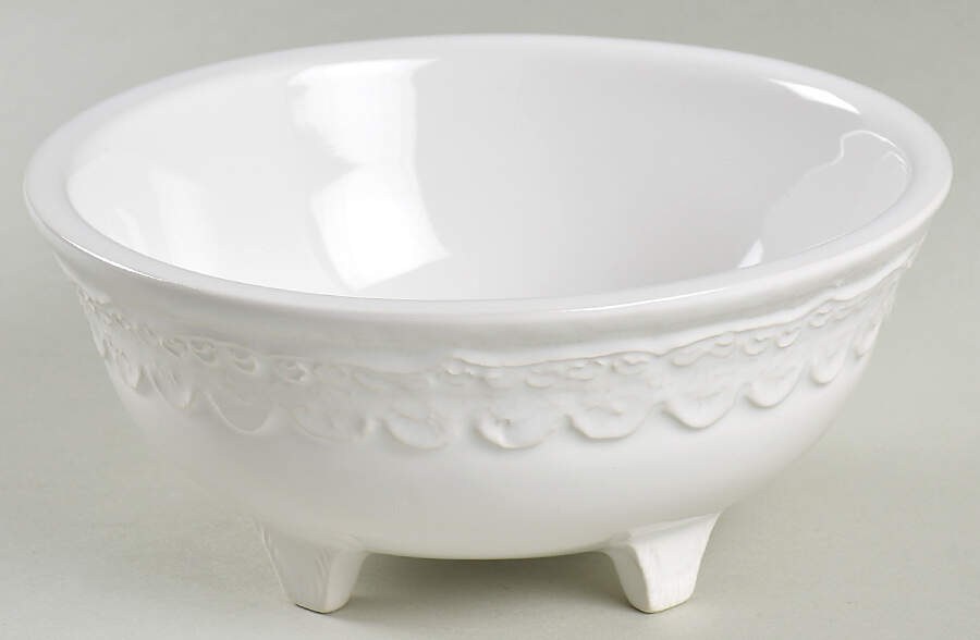 Finezza Cream 5" Round Dish No Lid by Arte Italica-1