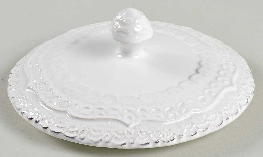 Finezza Cream Lid for 5" Round Dish by Arte Italica-1