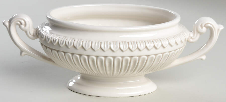 Finezza Cream Small Oval Tureen No Lid by Arte Italica-1