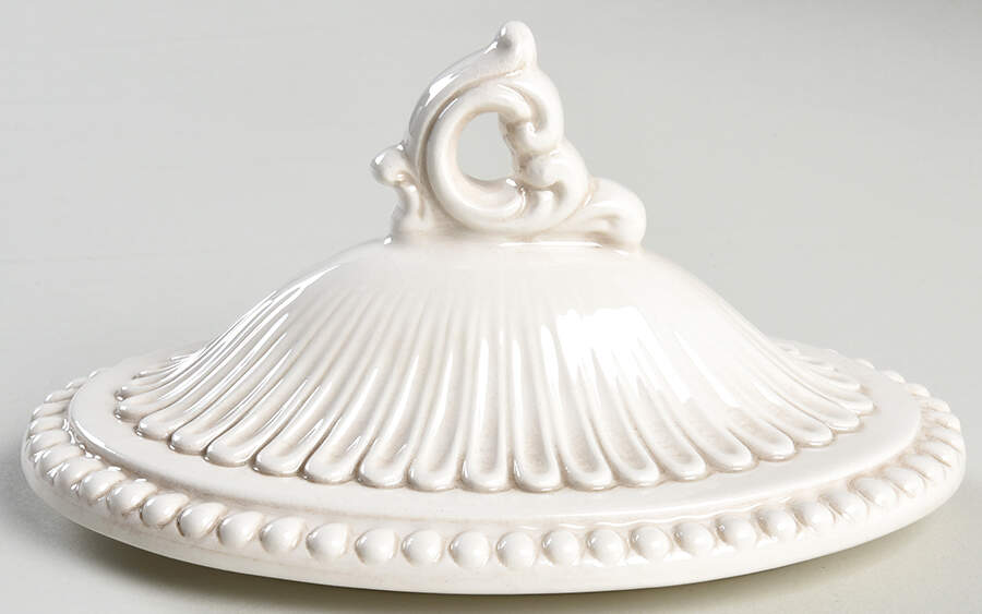 Finezza Cream Lid for Small Oval Tureen by Arte Italica-1