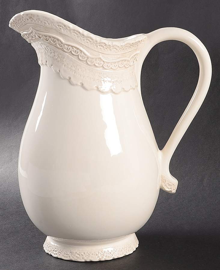 Finezza Cream 80 Oz Pitcher by Arte Italica-1