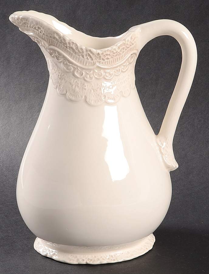 Finezza Cream 28 Oz Pitcher by Arte Italica-1