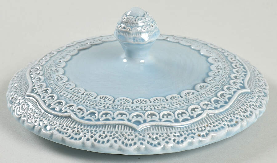 Finezza Blue Lid for 5" Round Dish by Arte Italica-1