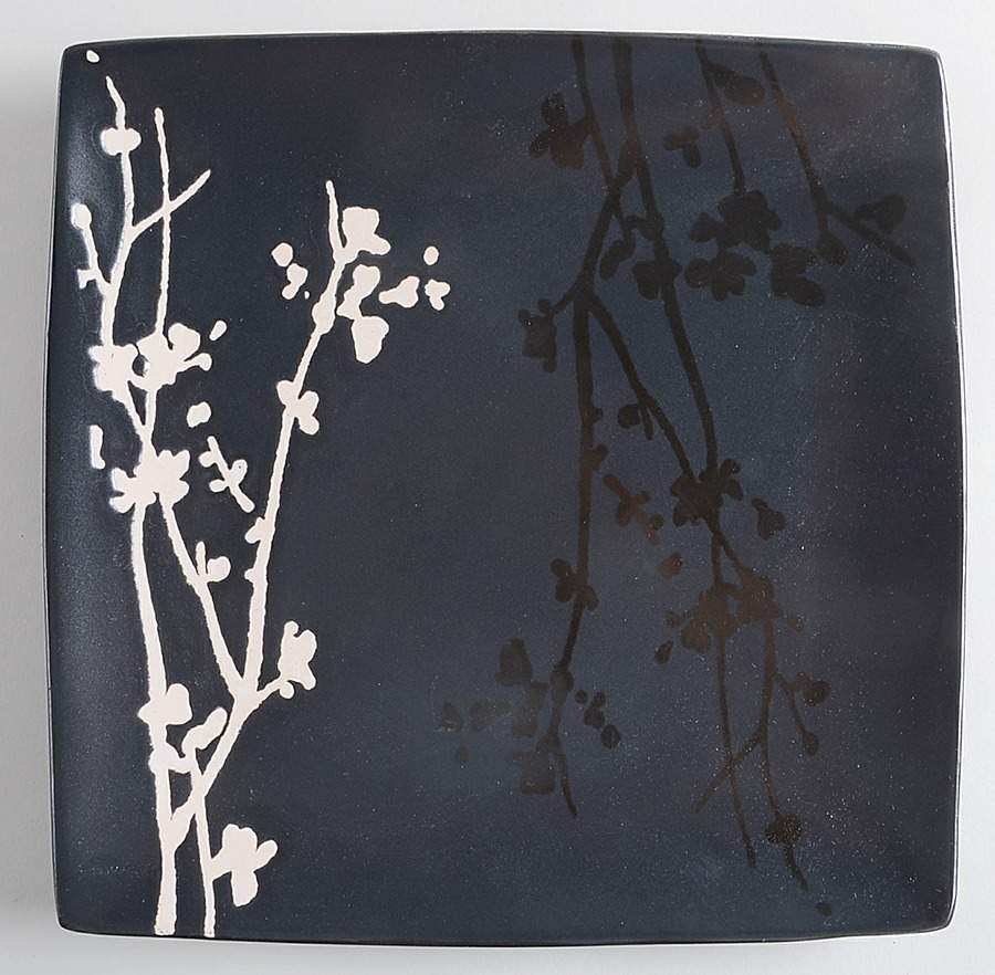 Twilight Blossom Dinner Plate by American Atelier-1