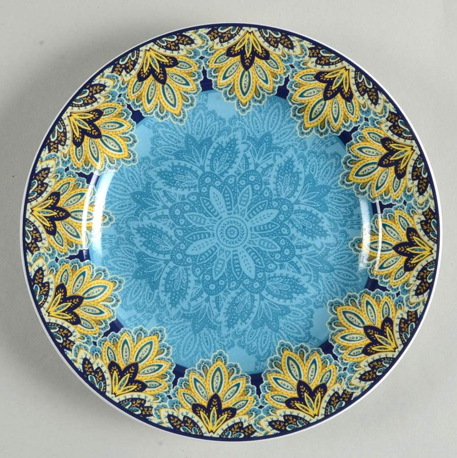Spice Kingdom Blue Appetizer Plate by 222 Fifth (PTS)-1