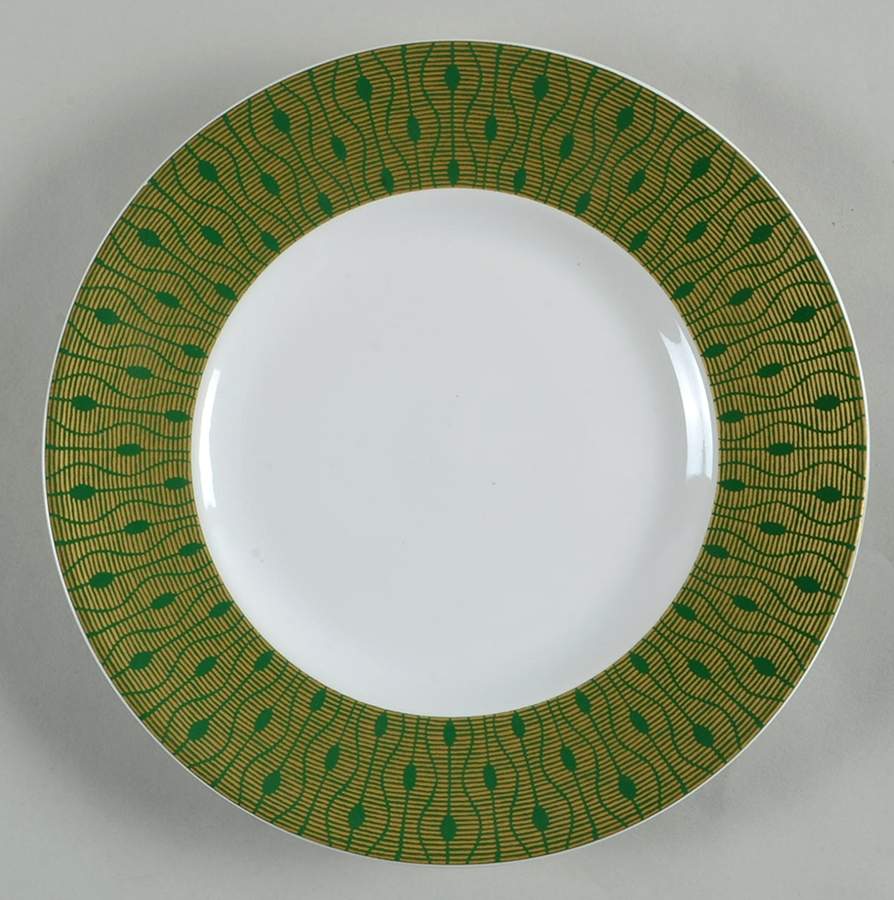 Theorie Green Salad Plate by 222 Fifth (PTS)-1