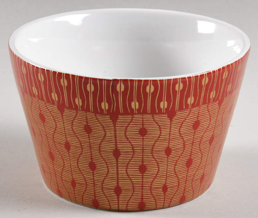 Theorie Red Individual Appetizer Bowl by 222 Fifth (PTS)-1