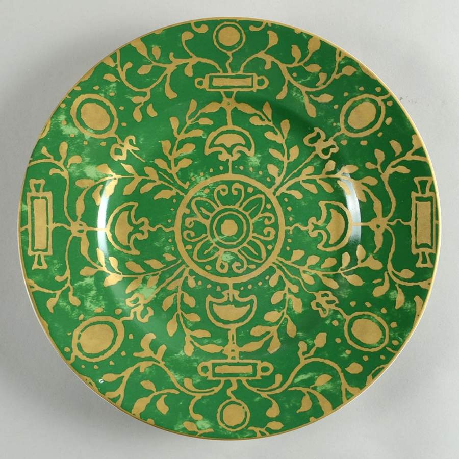 Pilar Emerald Green Salad Plate by 222 Fifth (PTS)-1