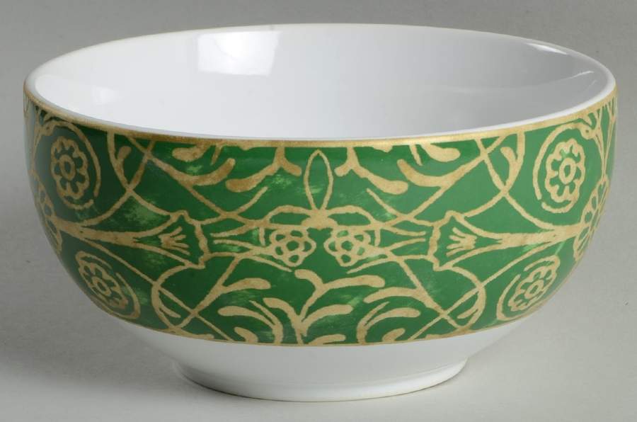 Pilar Emerald Green Soup/Cereal Bowl by 222 Fifth (PTS)-1
