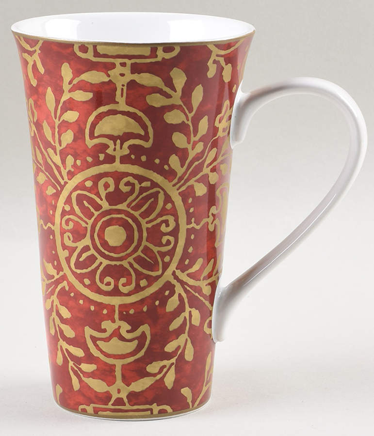 Pilar Red Latte Mug by 222 Fifth (PTS)-1