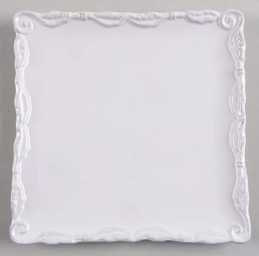 Bianca Wave Salad Plate by American Atelier-1