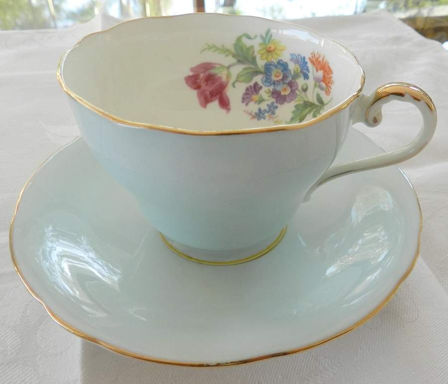 C317-1 Footed Cup & Saucer Set by John  Aynsley & Sons-1