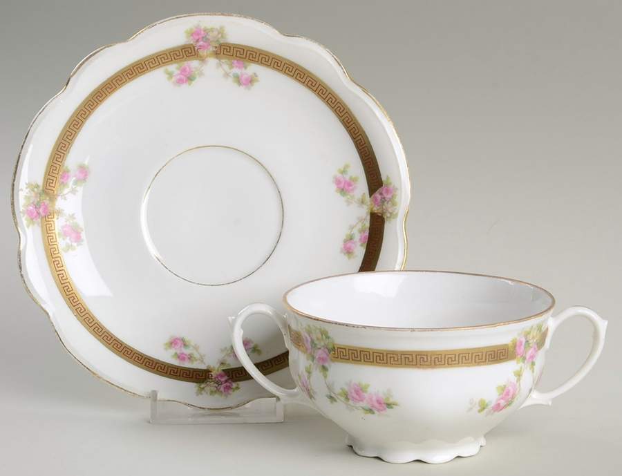 9888 Bouillon Cup & Saucer by Altrohlau-1