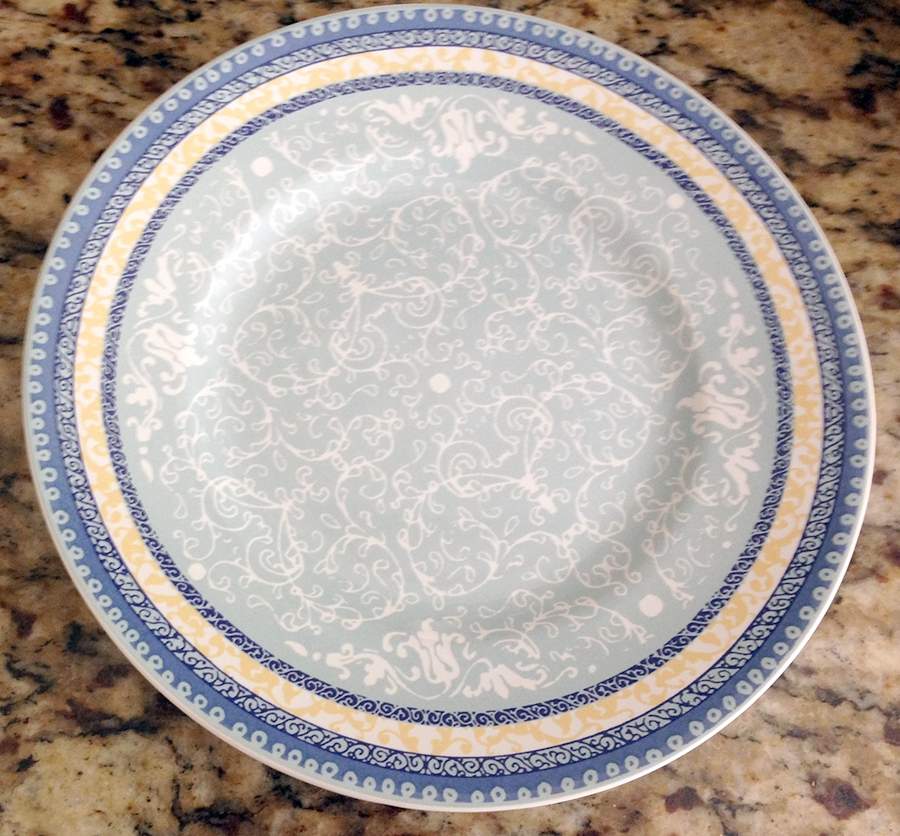 Palais Blue Salad Plate by 222 Fifth (PTS)-1