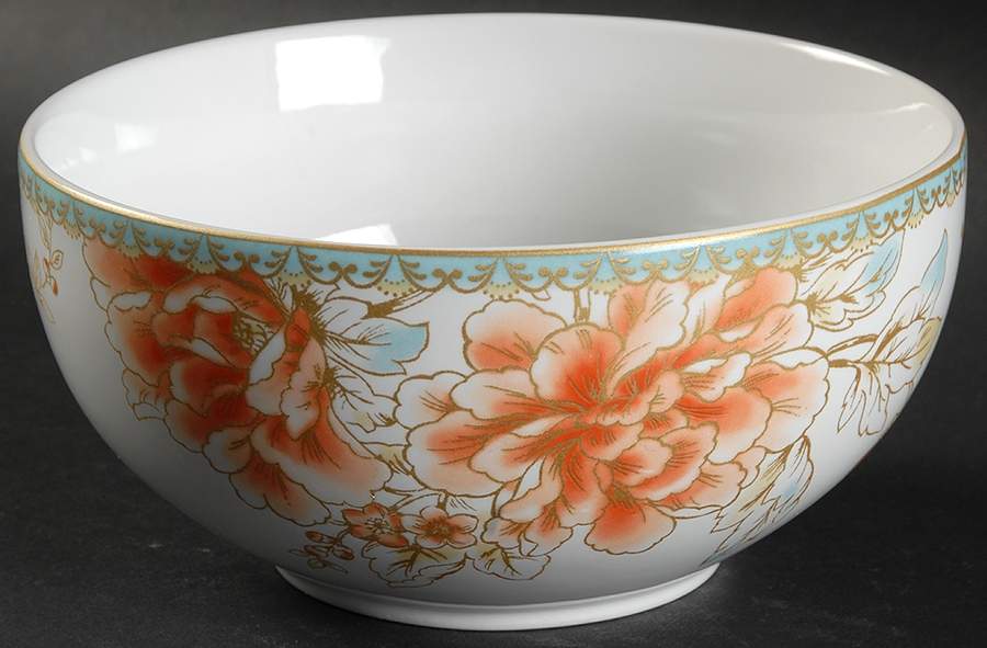 Zoe White Soup/Cereal Bowl by 222 Fifth (PTS)-1