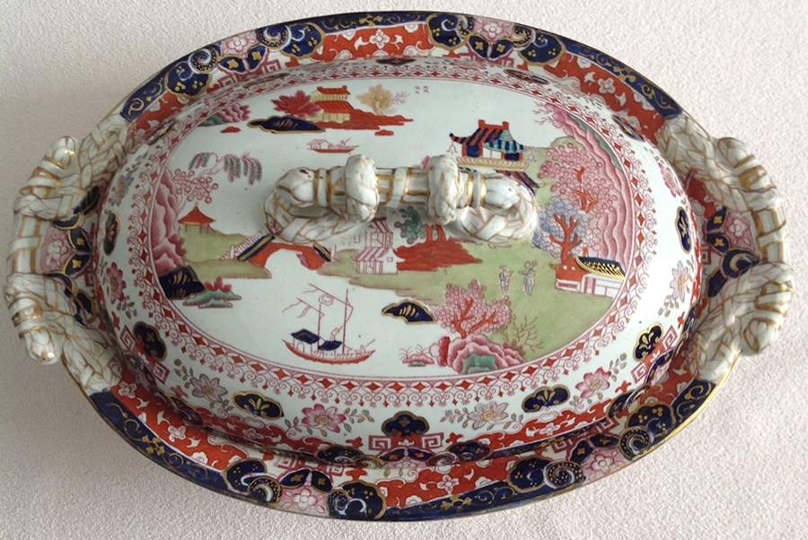 B6148 Oval Covered Vegetable by Ashworth Bros-1