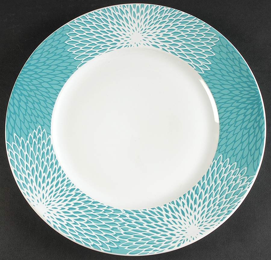Astor Teal Dinner Plate by 222 Fifth (PTS)-1