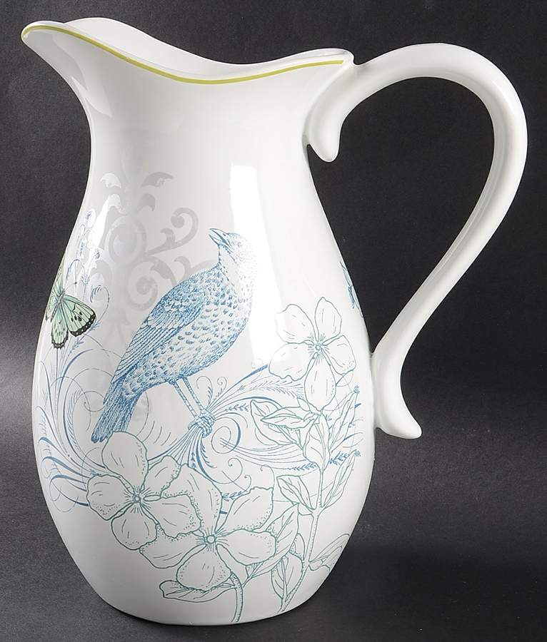 Bergerac Blue 96 Oz Pitcher by 222 Fifth (PTS)-1