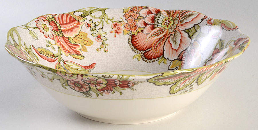 Eliana Red 10" Round Serving Bowl by 222 Fifth (PTS)-1