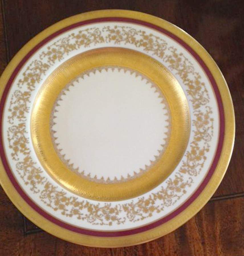 Kent Red Dinner Plate by Atlas China Co-1