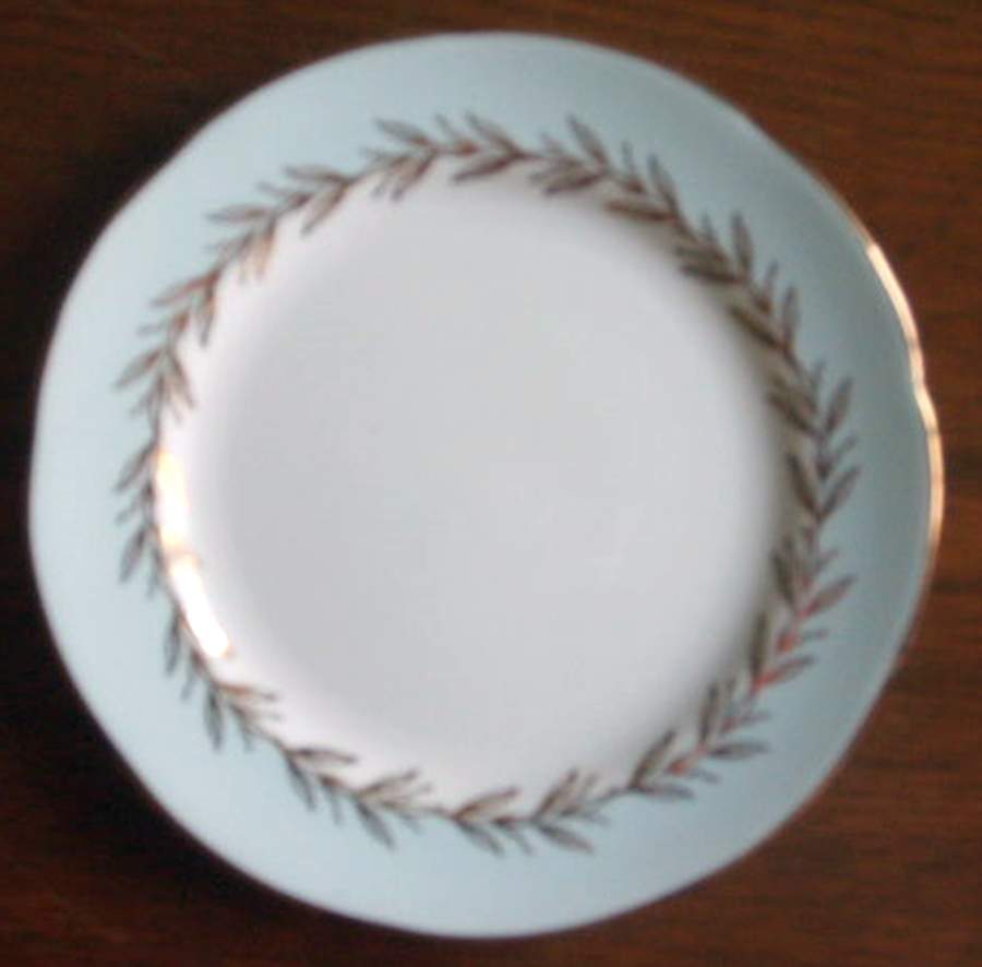 H579 Blue Bread & Butter Plate by Adderley-1