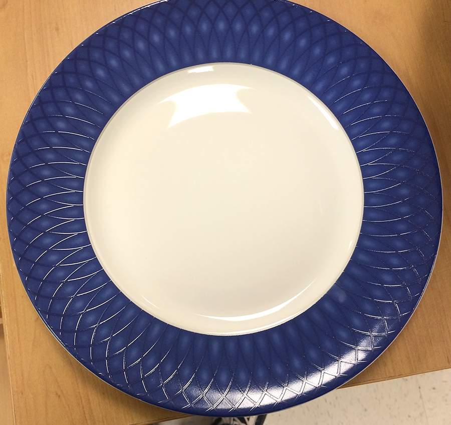 Cathedral Blue Dinner Plate by 222 Fifth (PTS)-1