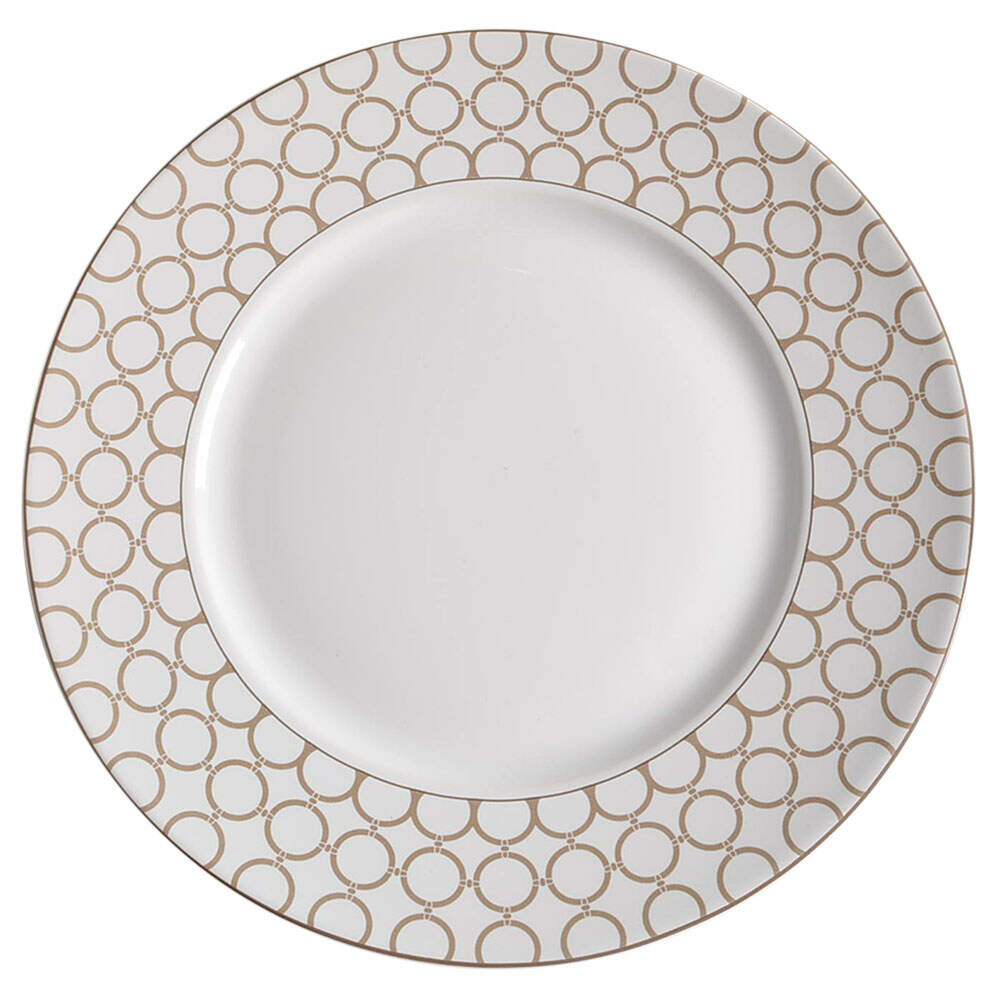 Chain Link Pewter Dinner Plate by 222 Fifth (PTS)-1