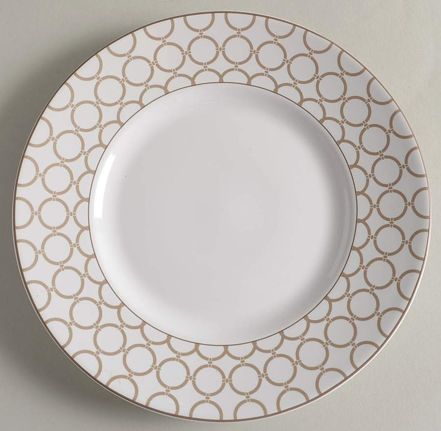 Chain Link Pewter Salad Plate by 222 Fifth (PTS)-1