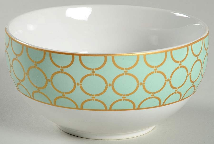 Chain Link Seafoam Soup/Cereal Bowl by 222 Fifth (PTS)-1