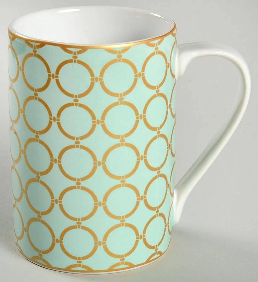Chain Link Seafoam Mug by 222 Fifth (PTS)-1