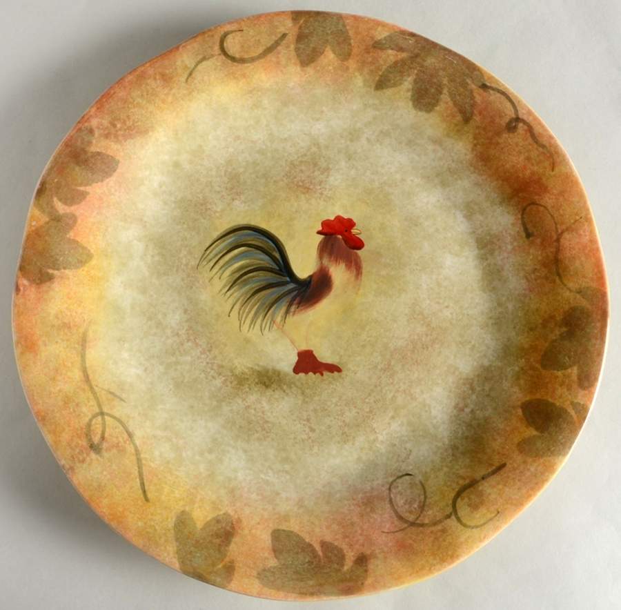 Tuscan Rooster Dinner Plate by Artimino-1