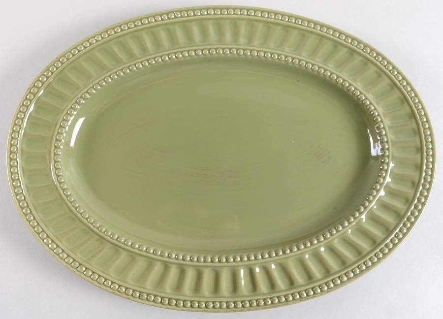 Homestead 15" Oval Serving Platter by At Home America-1