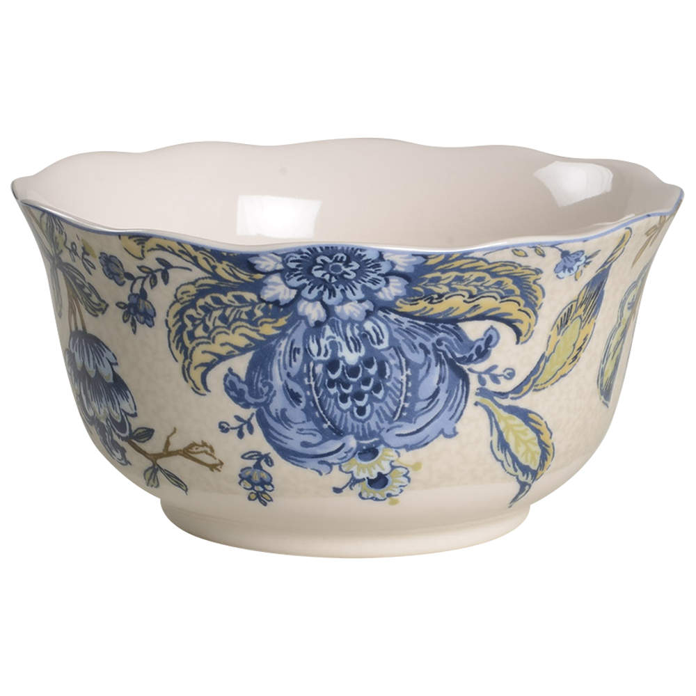 Santosha Blue Soup/Cereal Bowl by 222 Fifth (PTS)-1