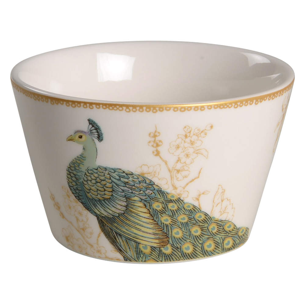Serene Peacock Individual Appetizer Bowl by 222 Fifth (PTS)-1