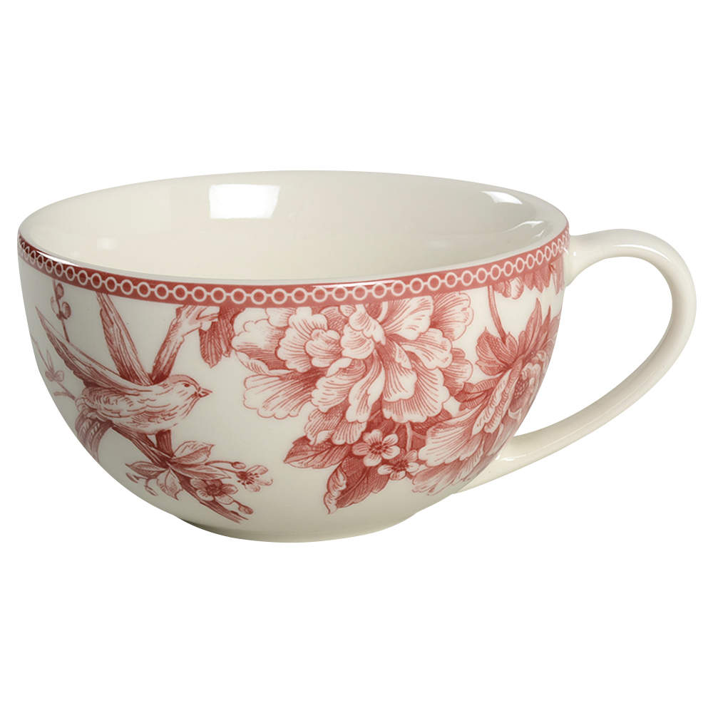 Adelaide Maroon Soup Mug by 222 Fifth (PTS)-1