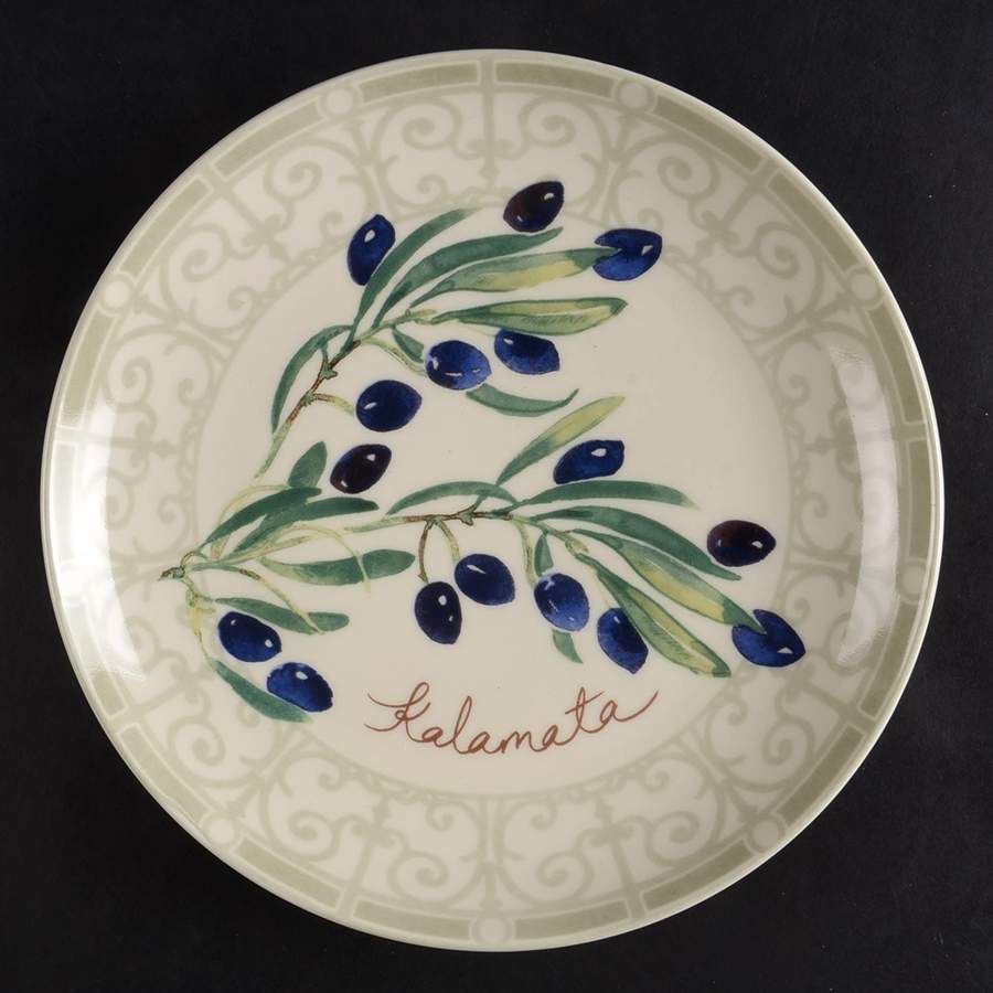 Olive Connoisseur Salad Plate by 222 Fifth (PTS)-1