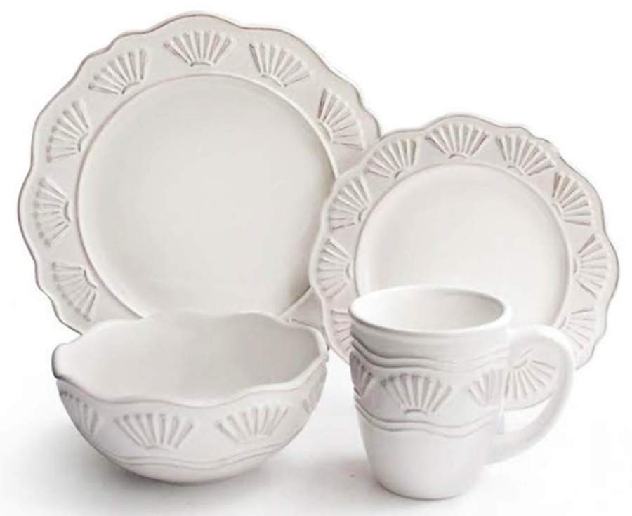 Bianca Shell Dinner Plate by American Atelier-1