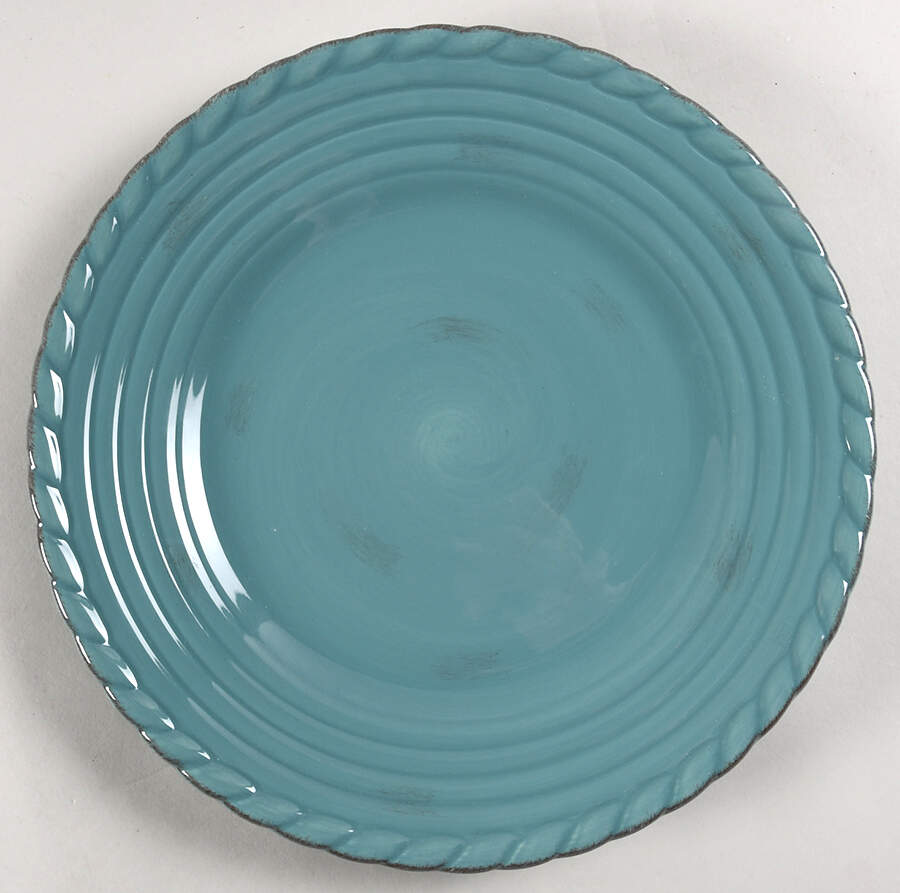 Tuscan Countryside Turquoise Dinner Plate by Artimino-1