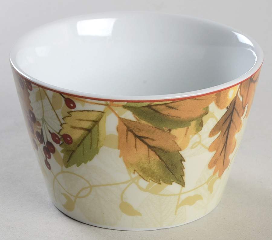 Harvest Festival Cream Individual Appetizer Bowl by 222 Fifth (PTS)-1