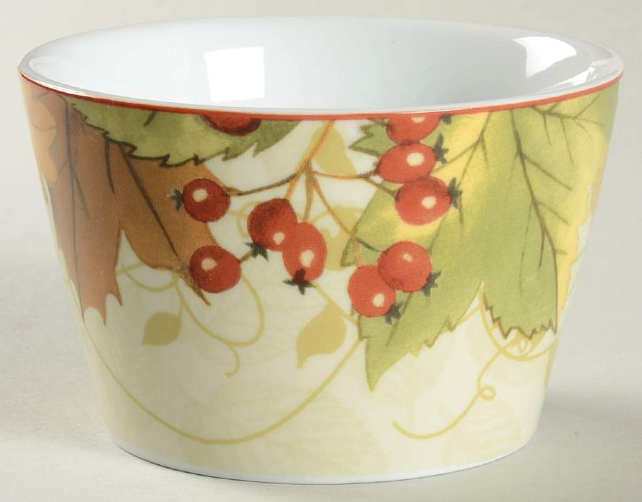 Harvest Festival Cream Individual Appetizer Bowl by 222 Fifth (PTS)-1