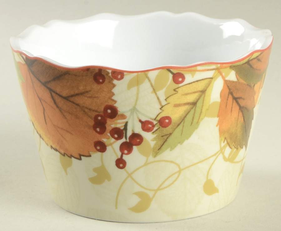 Harvest Festival Cream Individual Appetizer Bowl by 222 Fifth (PTS)-1