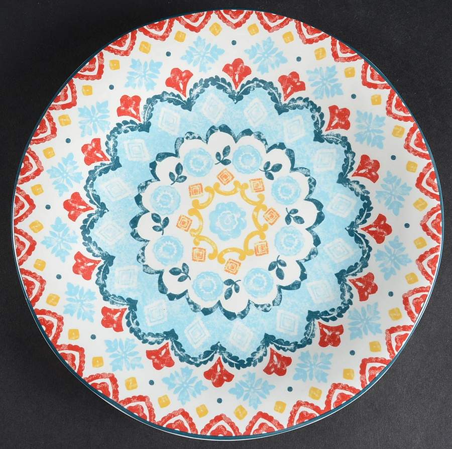 Tavira Blue Salad Plate by 222 Fifth (PTS)-1