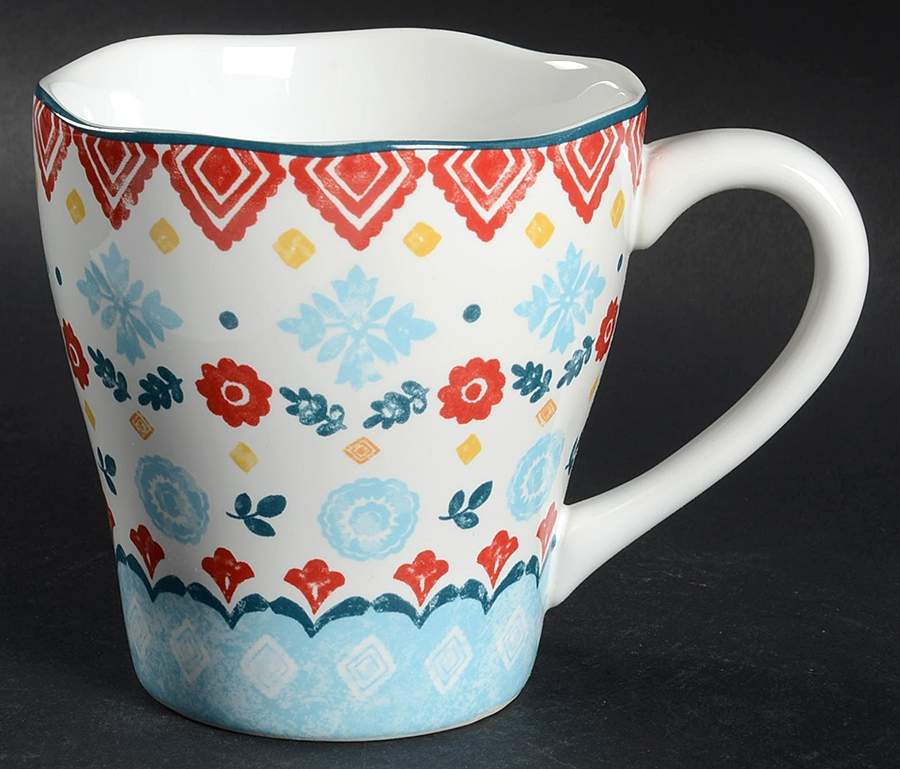 Tavira Blue Mug by 222 Fifth (PTS)-1