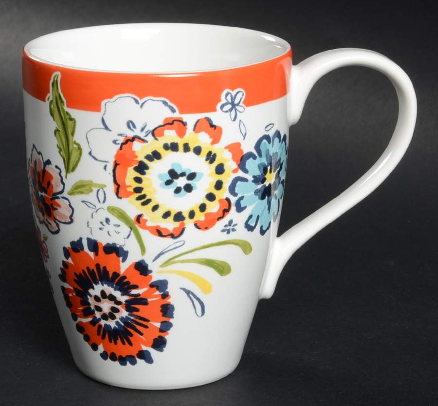 Razzle Dazzle Red Mug by 222 Fifth (PTS)-1