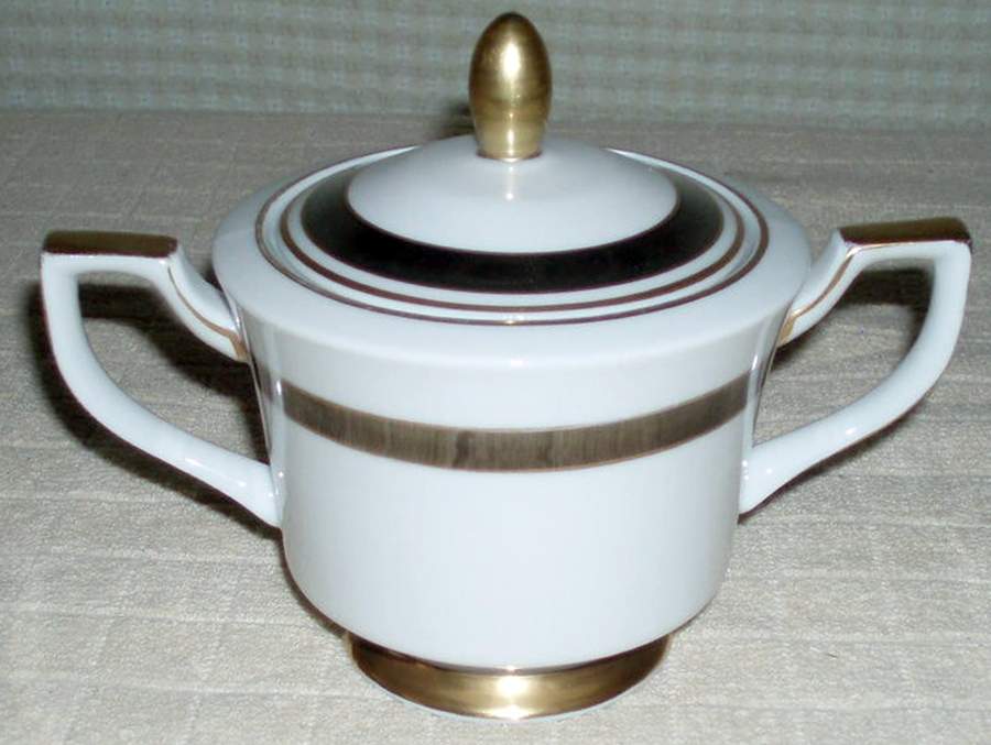 Andante Charcoal Sugar Bowl & Lid by Amcrest-1