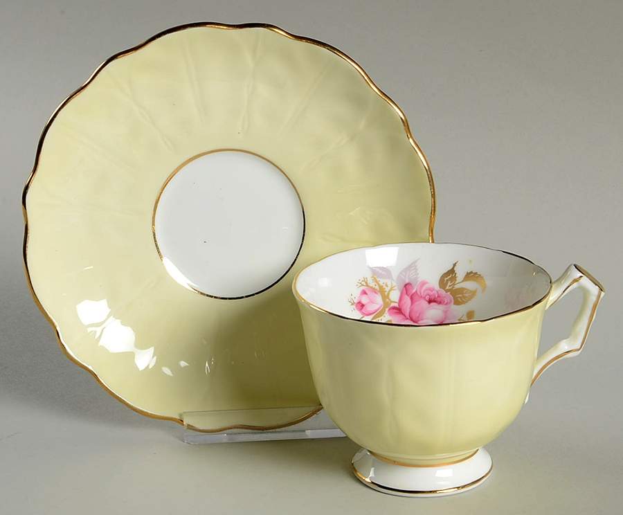 2915 Footed Cup & Saucer Set by John  Aynsley & Sons-1