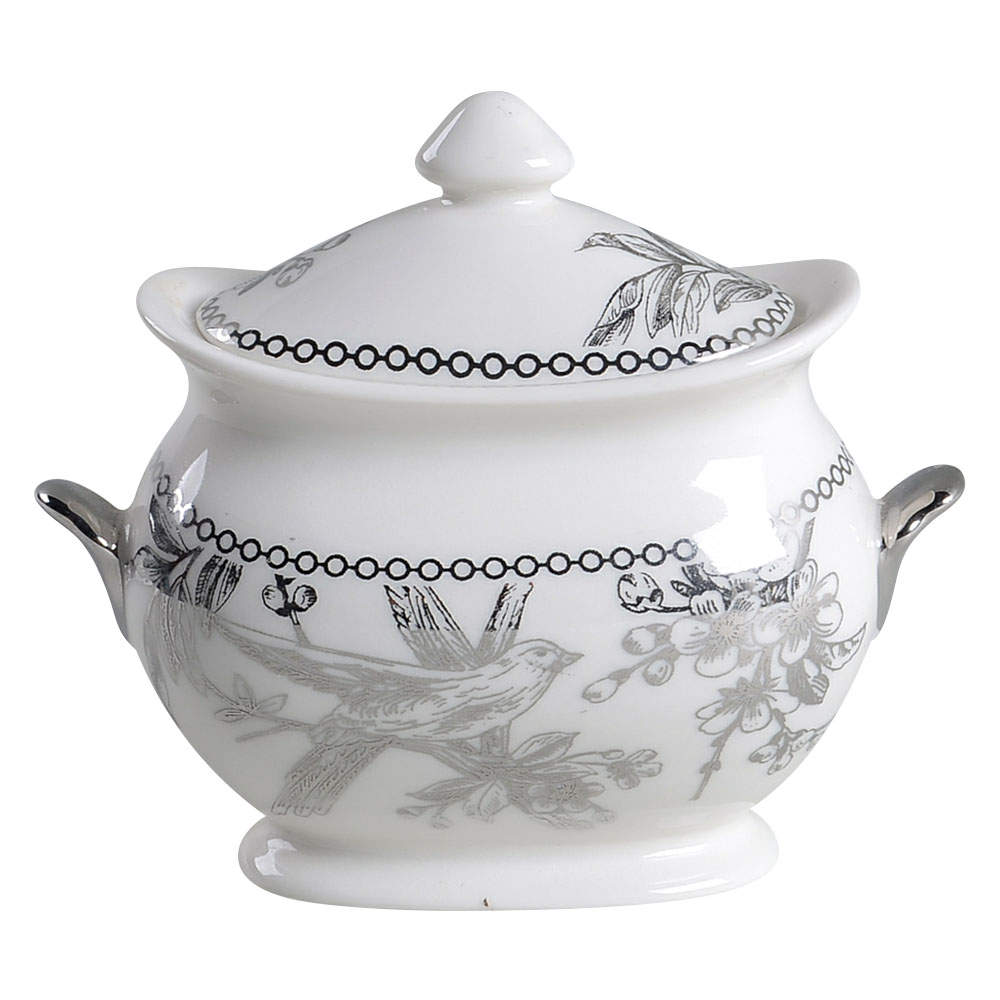 Adelaide Electroplate Sugar Bowl & Lid by 222 Fifth (PTS)-1